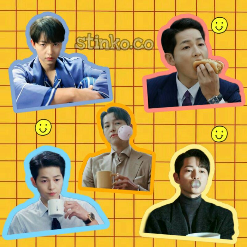 30pcs Joong Ki Vincenzo Stickers For Helmet Laptop Journal Cabinet Craft Diy Shopee Malaysia