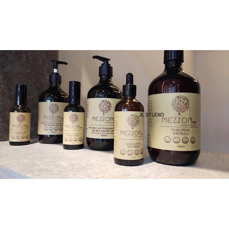 MEZZOM Pro Korean Technology Scalp Series Anti HairFall Shampoo(500ml) Mask Conditioner(500ml