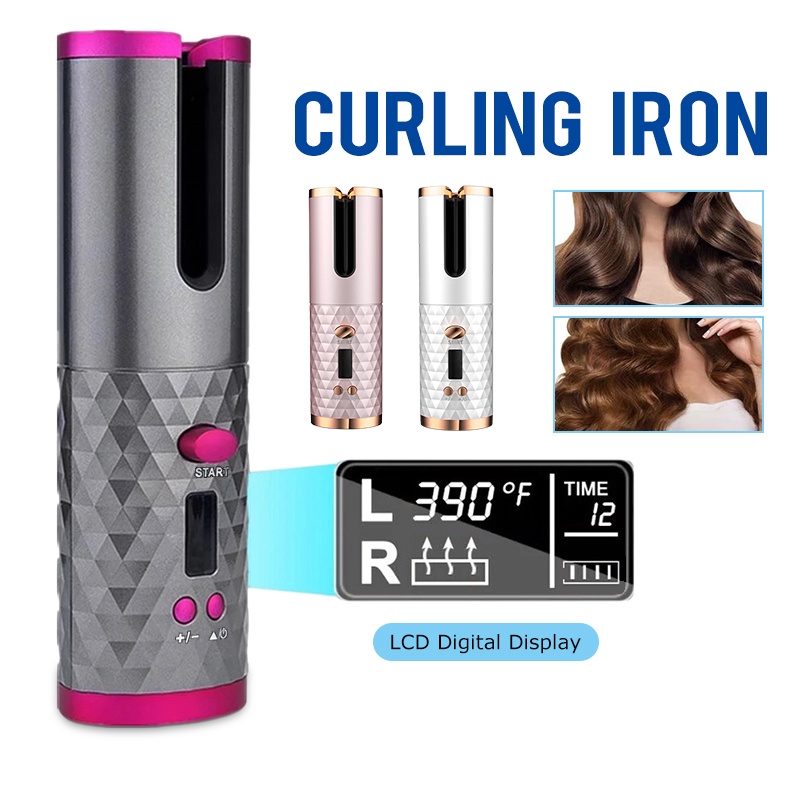 Auto Hair Curler roller Wireless Hair Curler iron Curly hair iron hair styling tools curls hair curling 卷发筒/卷发棒自动