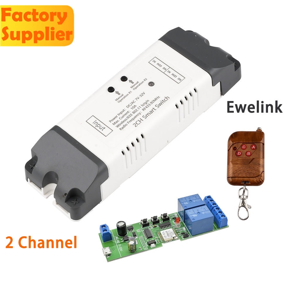 Ewelink Smart Wifi Relay Switch 2 Channel Relay Smart Home Wifi Module