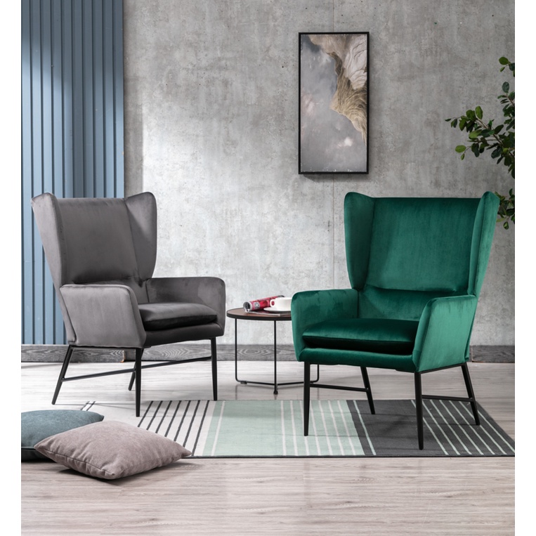 [Limited Time Discount] Modern Premium Stylish Arm Chair Rocking Lounge Wing Chair Living Room