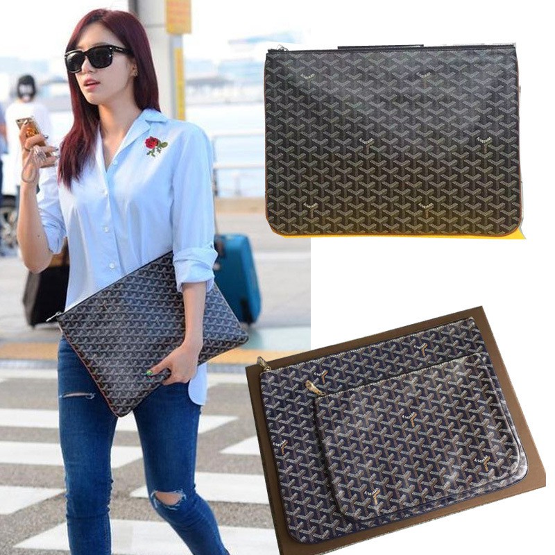 goyard envelope clutch