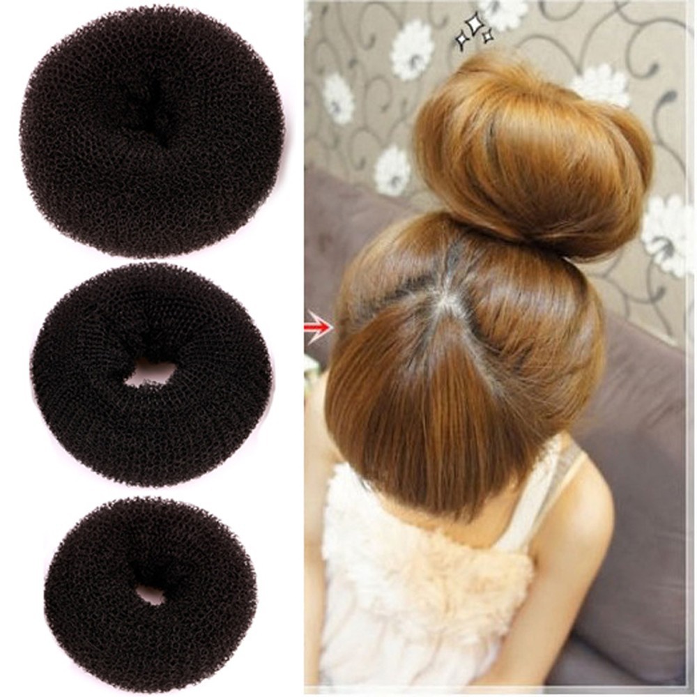 Hair Styler Donuts Style Hair Ring Bun Shape Foam Sponge Hair