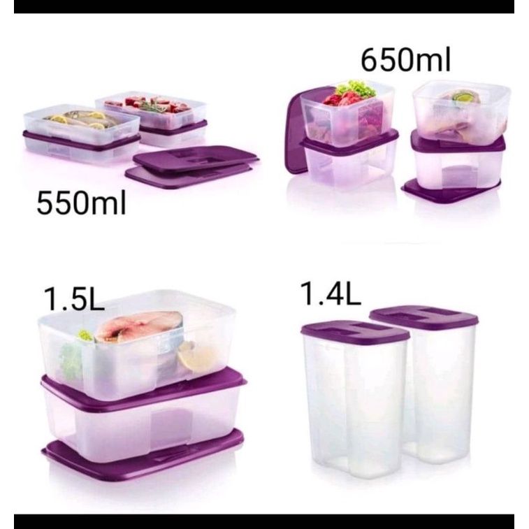 Tupperware Freezermate Small ll 650mL/Medium l 1.5L/Medium ll 550mL/Deep Pocket 1.4L