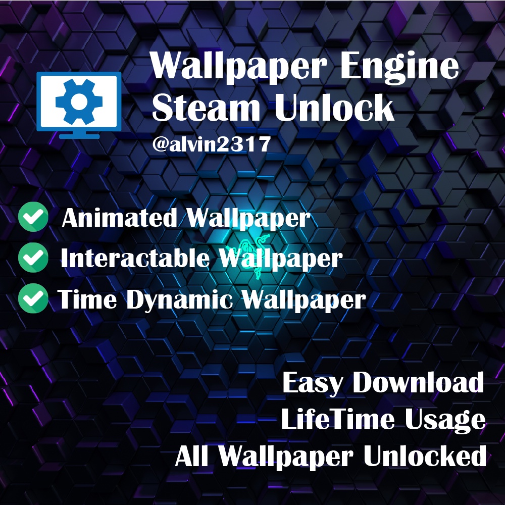 Wallpaper Engine Steam Unlocked LIFETIME USAGE !! | Shopee Malaysia