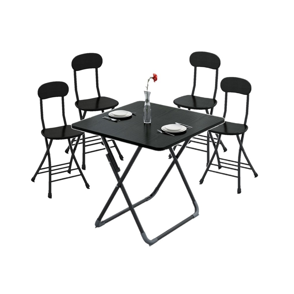Installation Free Foldable Dining Table 1 Unit Or Chair 2 4 Units Set Shopee Malaysia