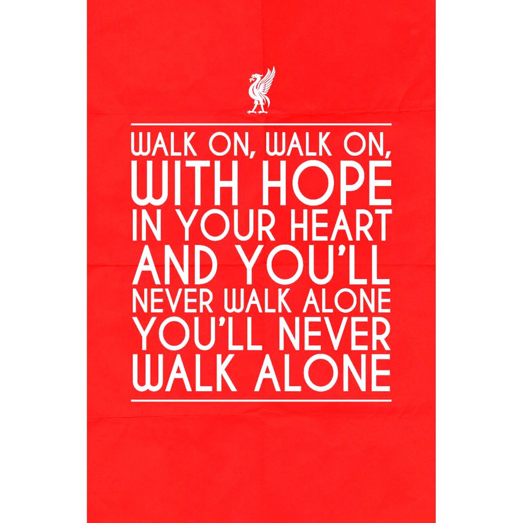 Liverpool Fc You Ll Never Walk Alone Poster Metal Sign Decor Shopee Malaysia