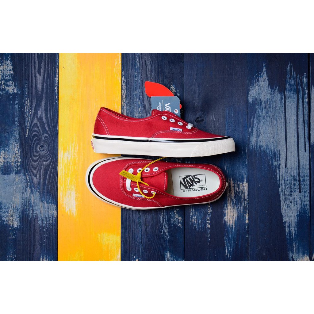 vans running shoes red