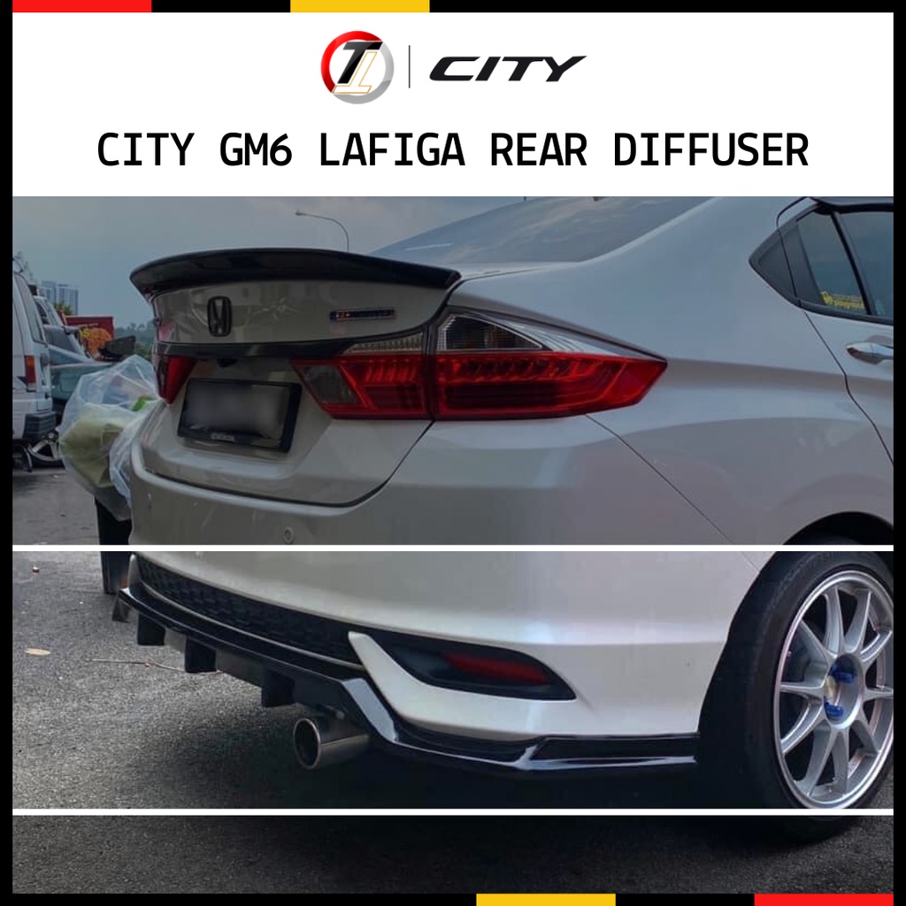 HONDA CITY GM6 LAFIGA Rear Diffuser City 20172019 City GM6 Bodykit
