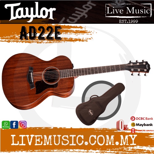 Taylor American Dream AD22e Grand Concert Mahogany Acoustic Guitar w