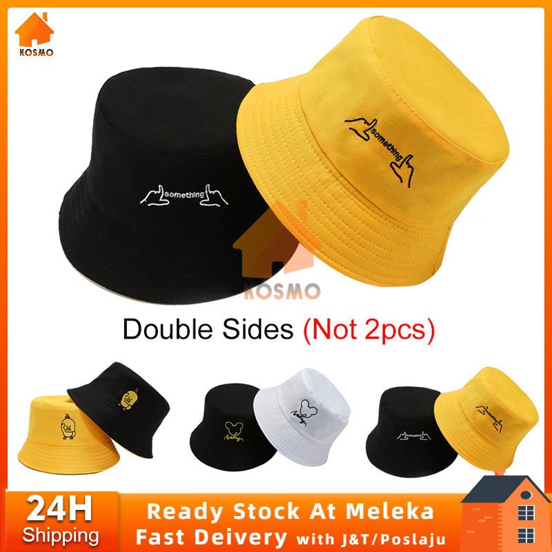 渔夫帽 Topi Nelayan Outdoor Summer Suncreen Fishermen Hat Women Men Bucket Hat Double Sided Sun Hat For Fishing Travel Shopee Malaysia