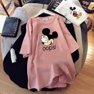 M 3XL Plus Size Mickey Mouse Short sleeve T shirt Women s M 3XL Plus Size Mickey Mouse Short sleeve T shirt Women s