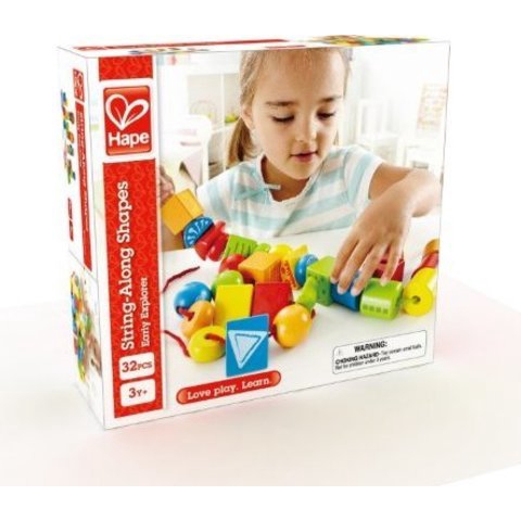 hape string along shapes