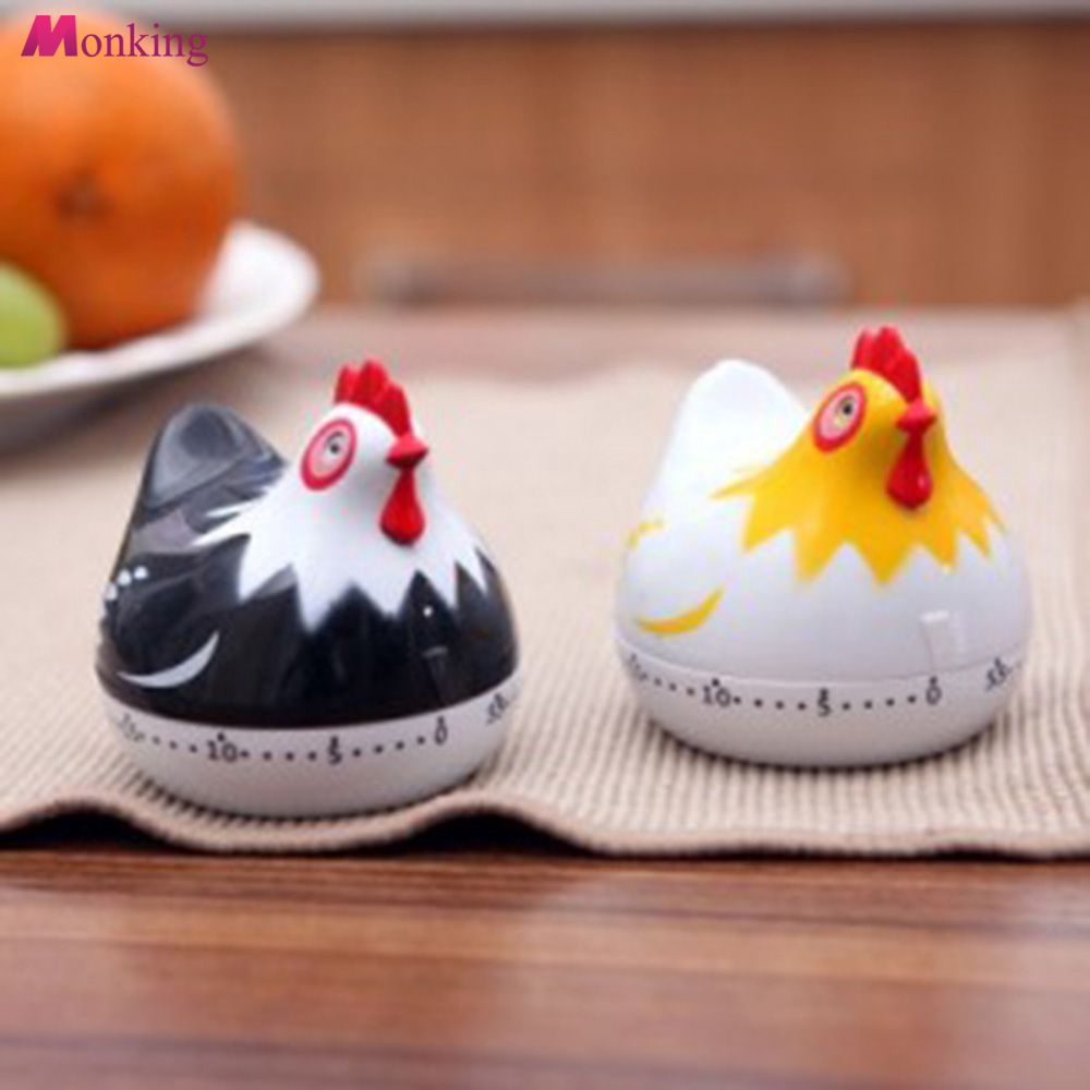 Kitchen Timer Clock Cute Hen Shape Cooking Timers Countdown