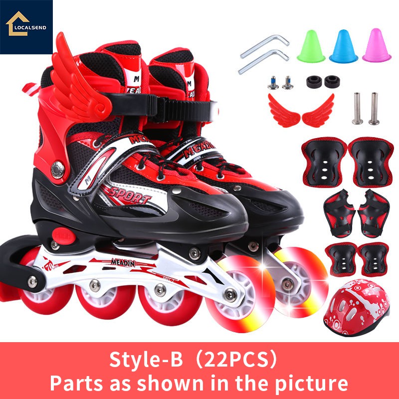 Best Buy Good Quality Kasut Roda Budak Inline Skates Rollerblade Kasut Roda Murah Roller Blade Kids Skate Lazada