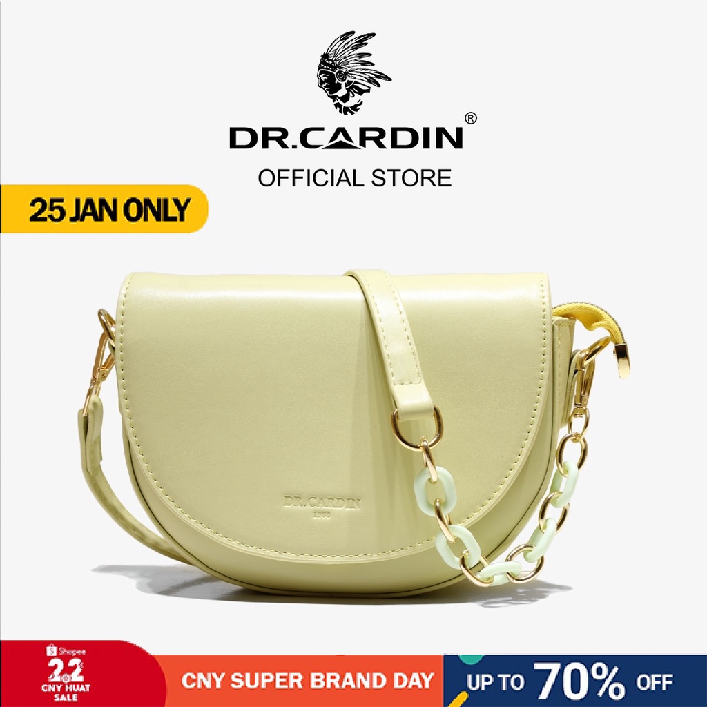 Dr Cardin Ladies Lovelle PU Leather Sling Bag BG-129