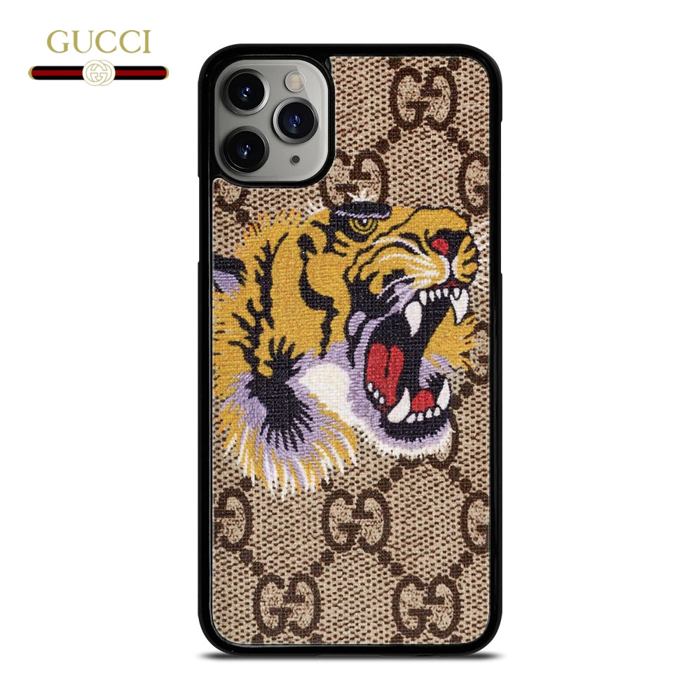 gucci iphone x case tiger