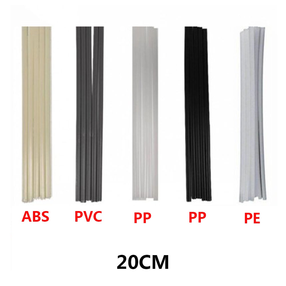 50pcs ABS/PP/PVC/PE Plastic Welding Rod Starter Flat Strips Sticks Welder Tool 