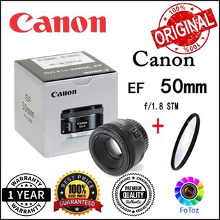 and Lens Cleaning Pen Lens Cap Keeper Canon EF 50mm f/1.8 STM Standard Prime Lens with Essentials Bundle Including: 49mm UV Filter Padded Lens Pouch 