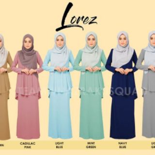 Estella dan Lorez by Sabella baju  Kurung  viral  baju  tanpa 