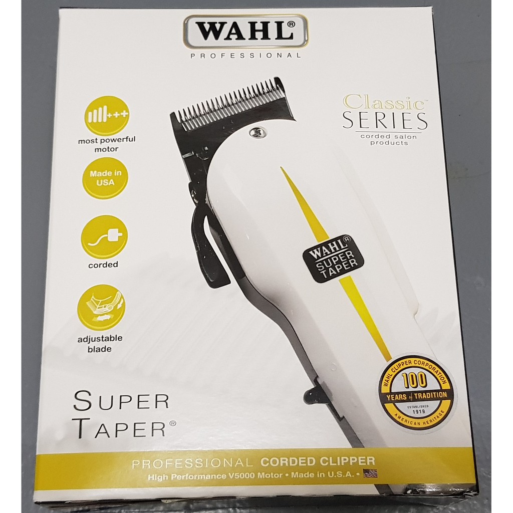 wahl super taper professional corded hair clipper