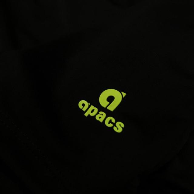 Apacs Sport Training Short Logo Green / Logo Grey