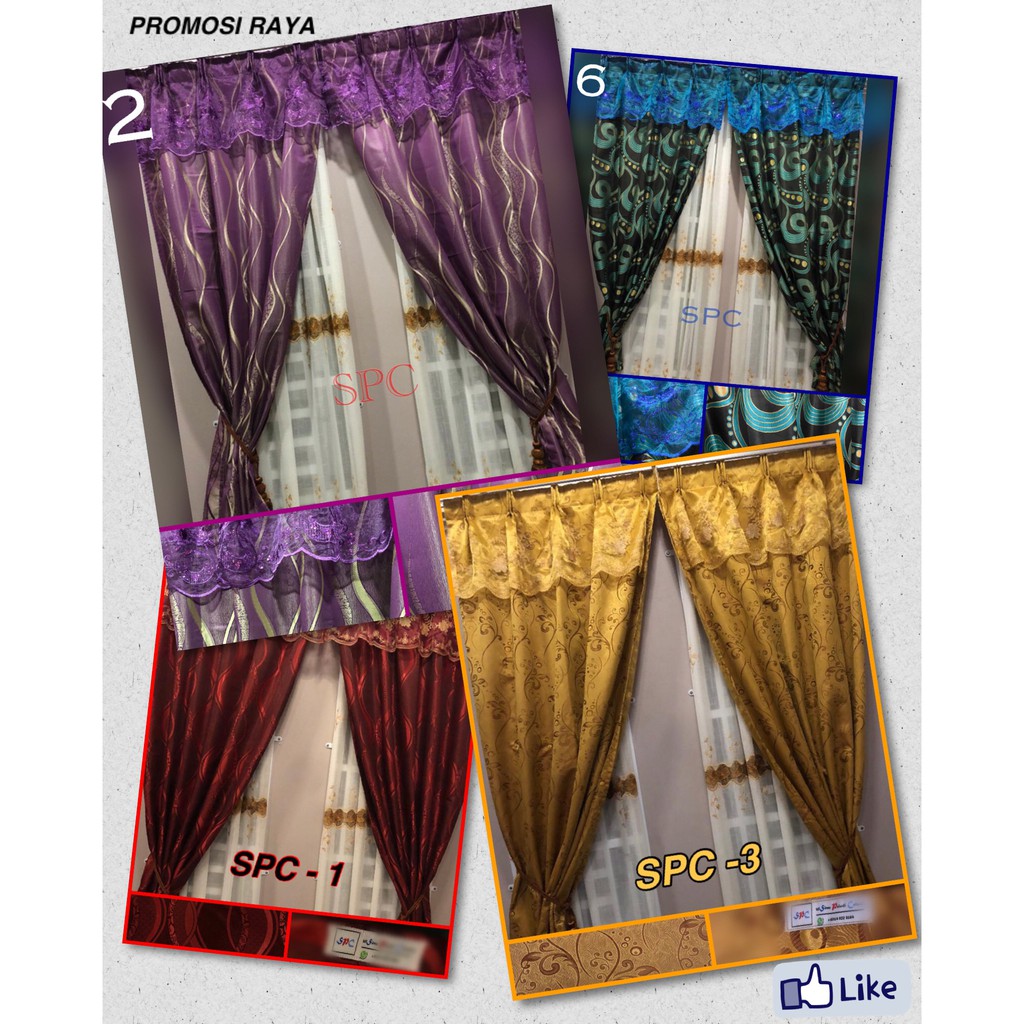 🔥🔥READY STOCK🔥🔥PROMOSI MODERN CURTAIN/LANGSIR UNTUK PINTU ...