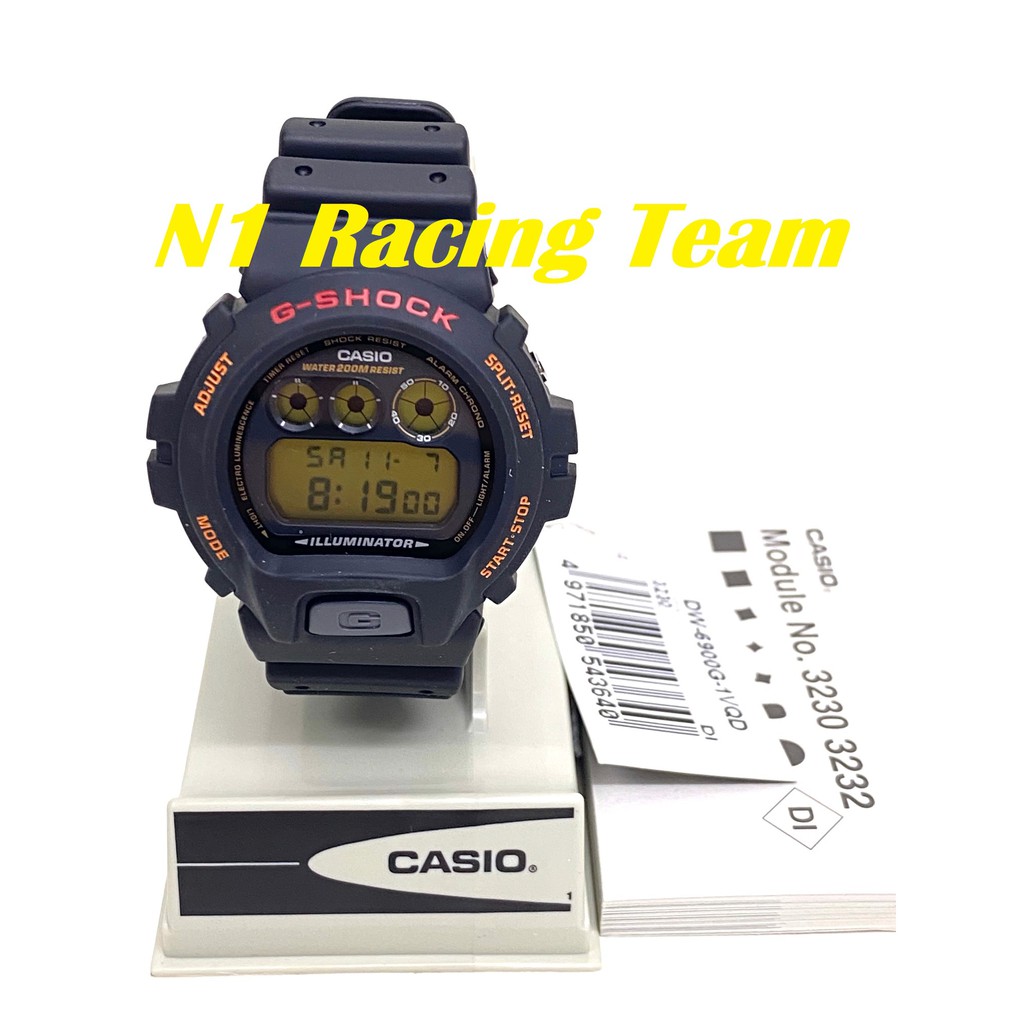 G-Shock (Dw-6900G-1Vqd) Black Digital Sports Watch (Original) | Shopee  Malaysia