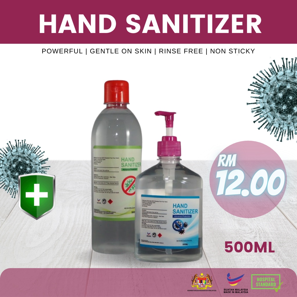 (READY STOCK) Hand Sanitizer 500ml | Shopee Malaysia