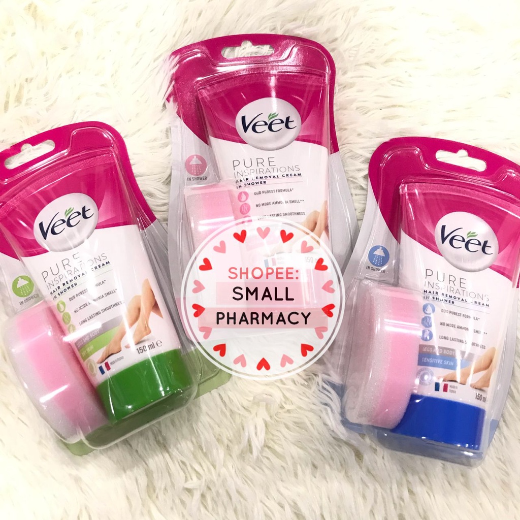 Veet In Shower Hair Removal Cream With Silky Fresh For Normal / Dry