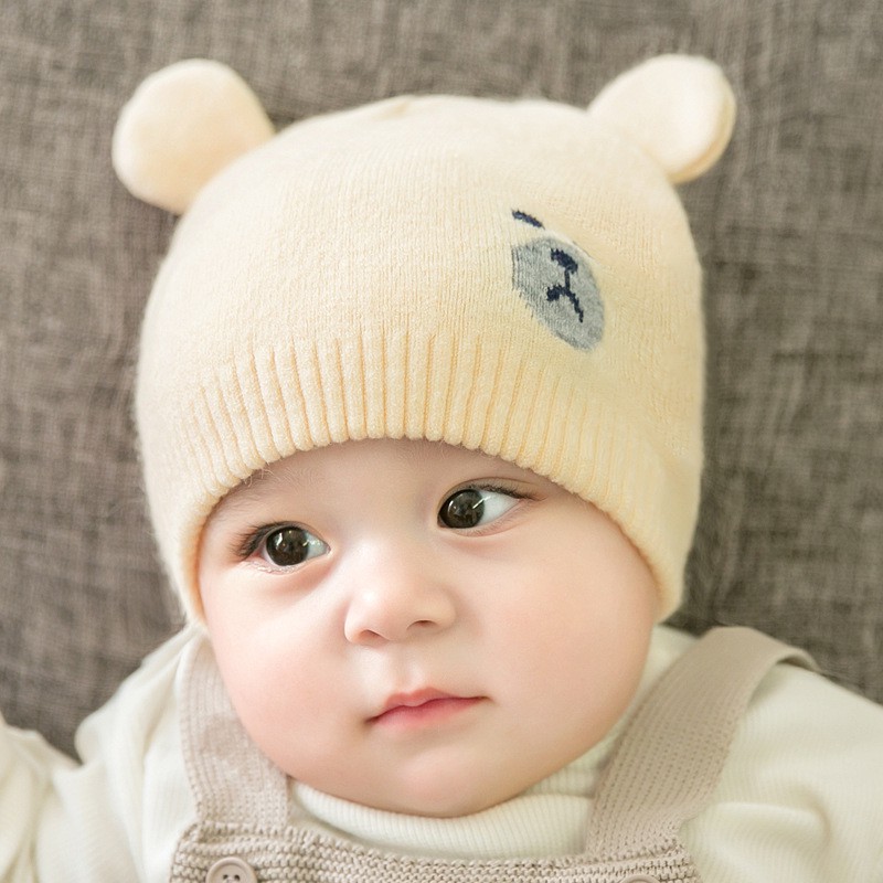 Sweet Baby Girls Boys Cartoon Toddlers Cotton Sleep Cap Hat Small Bear Ear  Hat | Shopee Malaysia