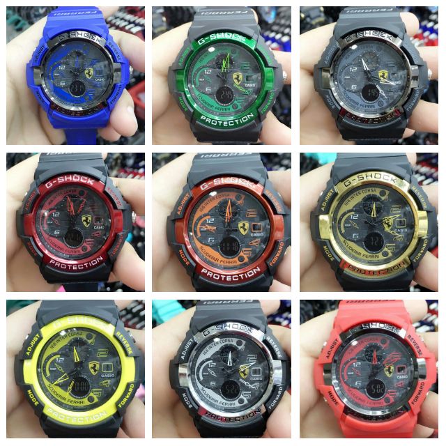 G Shock Ferrari Watches (Ajm 5193) | Shopee Malaysia