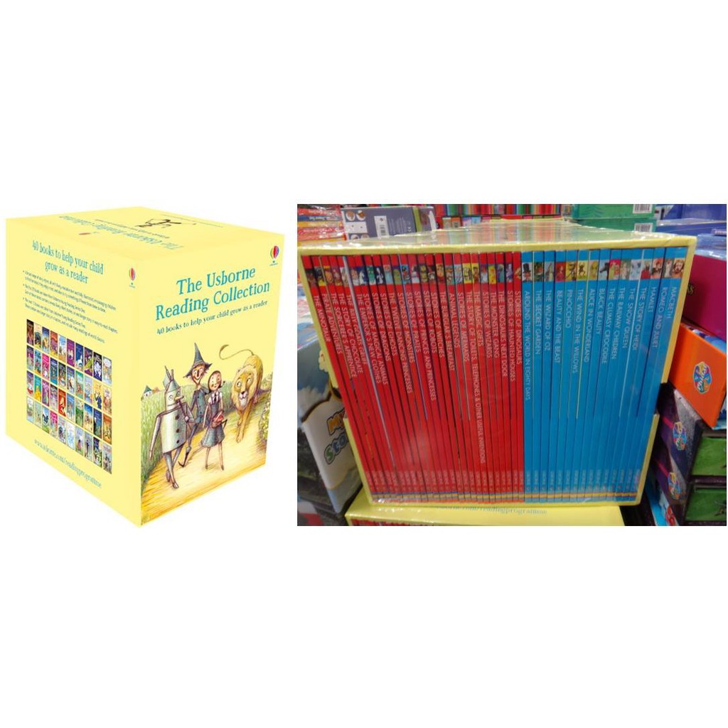 The Usborne Reading Collection 40 Books Gift Box Set Early Readers