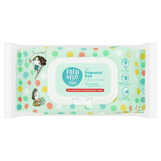 fred and flo extra sensitive wipes
