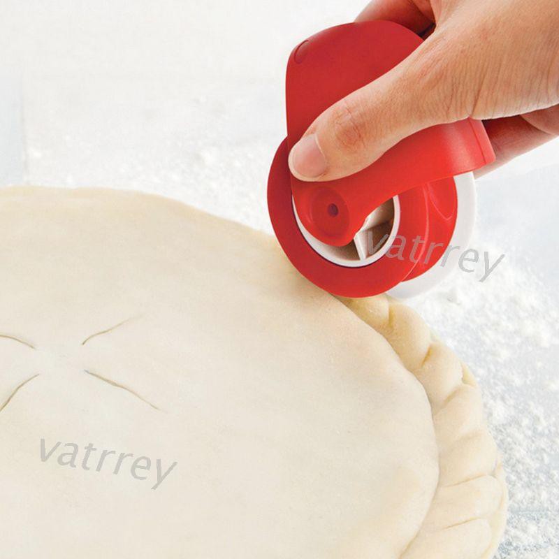 VA Pastry Cuter Rolling Wheel Decorator To Ensure Smooth Cutting DIY Manual Noodle Cutter For Kitchen Bread Pizza Tool