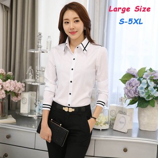 plus size womens business shirts