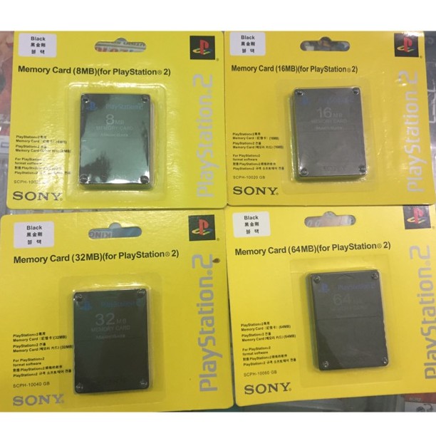 ps2 memory cards