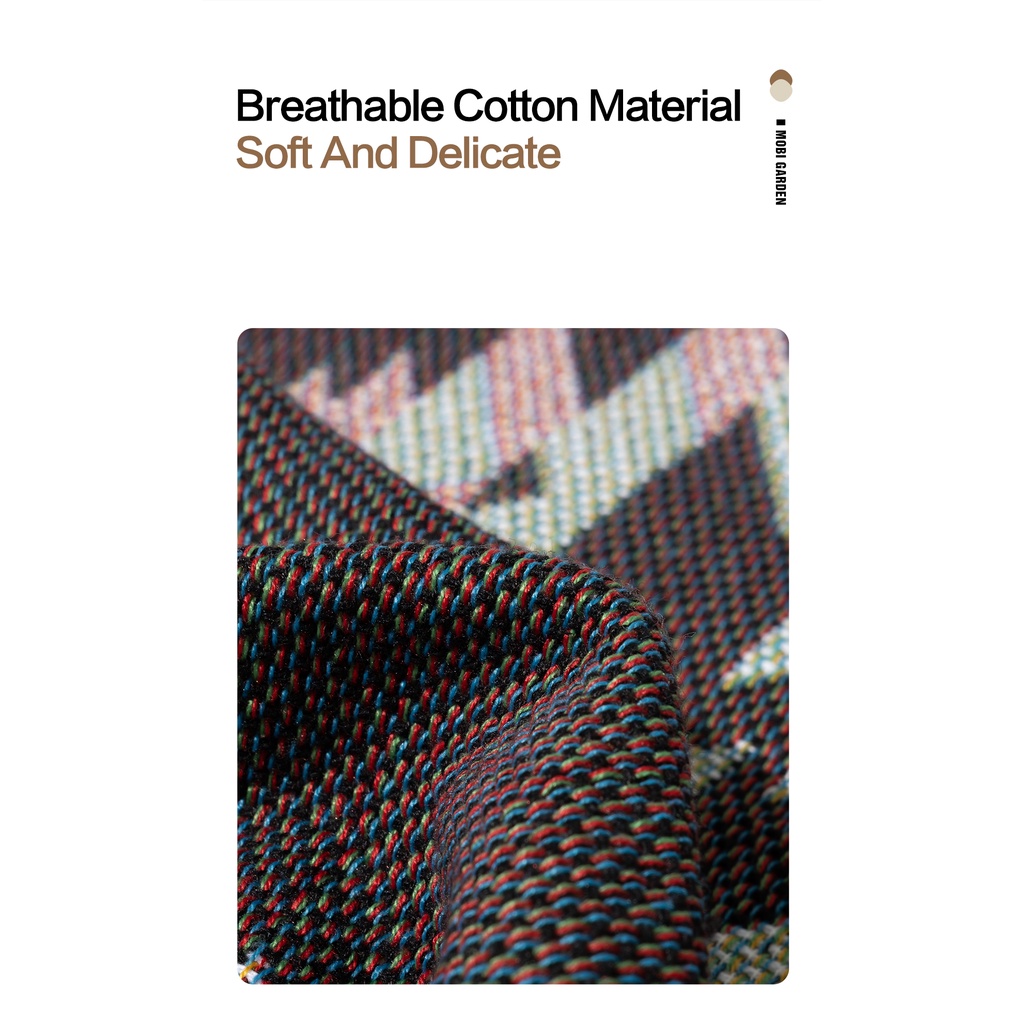 Quality Must MOBI GARDEN Table Blanket Cloth Decoration Camping Dining Jacquard - Image 2