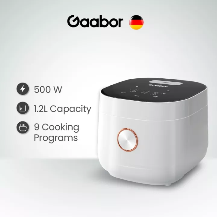 Gaabor 1.2L Multifunctional Smart Control Electric Rice Cooker GRS30B