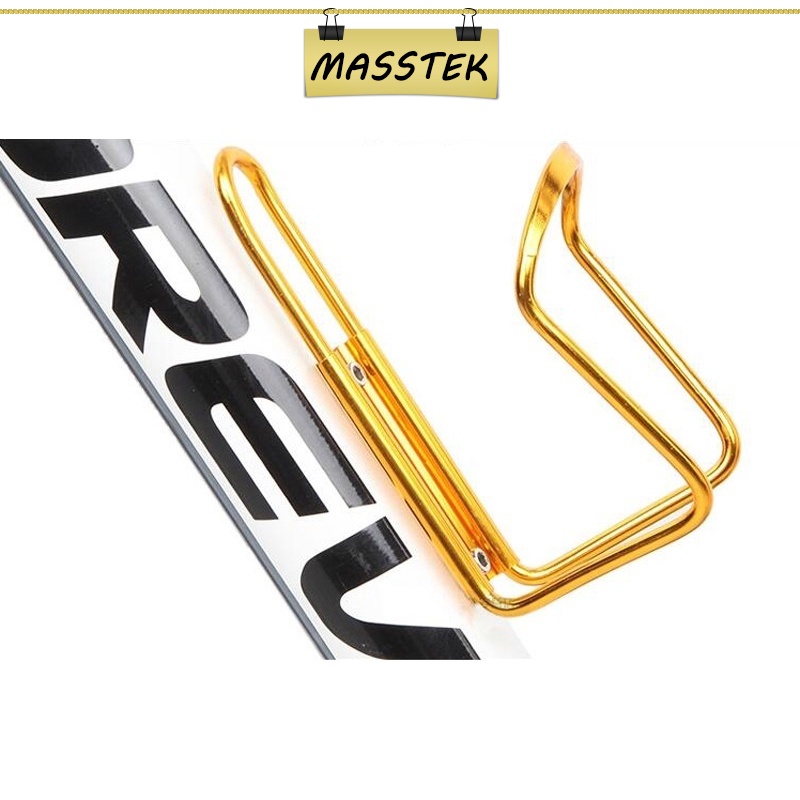 MASSTEK @Johor Aluminum Alloy Bicycle Water Bottle Cage Mountain Bike Bottle Holder Cycling Accessories 14904