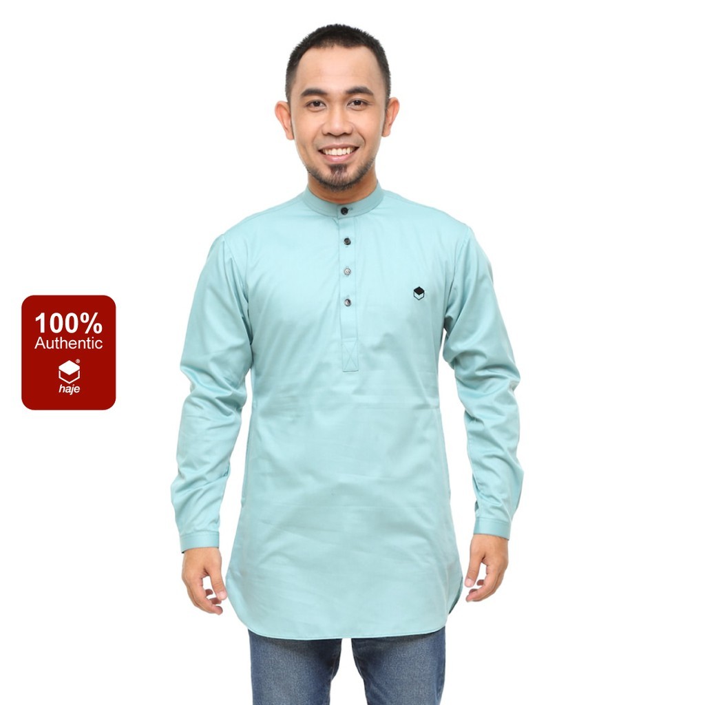 Haje Clothing Kurta Signature - Mint | Shopee Malaysia