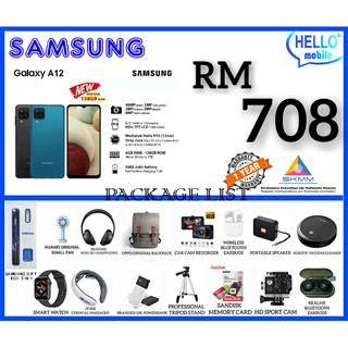 Samsung Galaxy A12 6gb 128gb Original Malaysia Set Satu Gadget Sdn Bhd