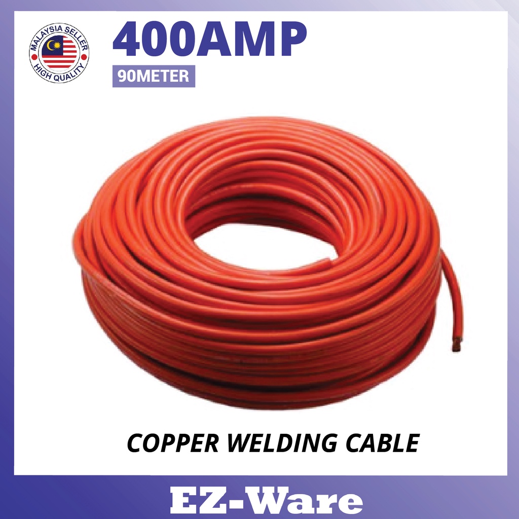 PRO-WELD 400AMP COPPER WELDING CABLE (90MTR/ROLL) MADE IN THAILAND ...