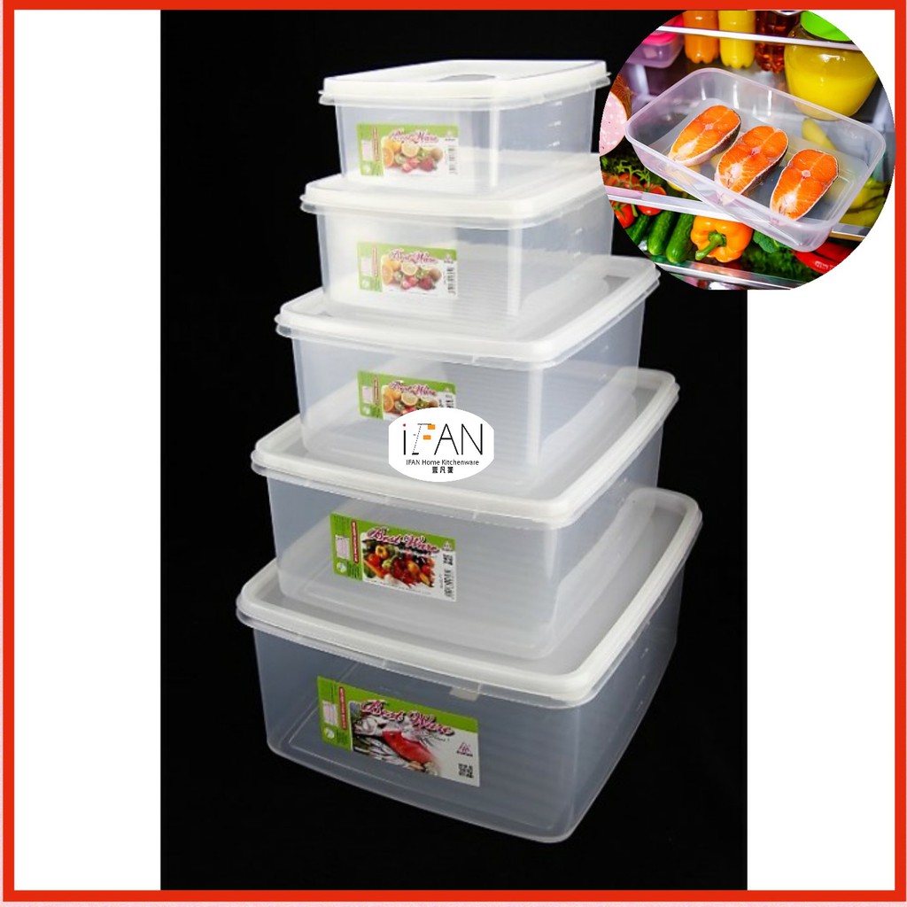 5 SIZES | BESTWARE | 342/343/344/345/346/T Rectangle Tupperware/Container, 2.5/5/9/14/22LTR