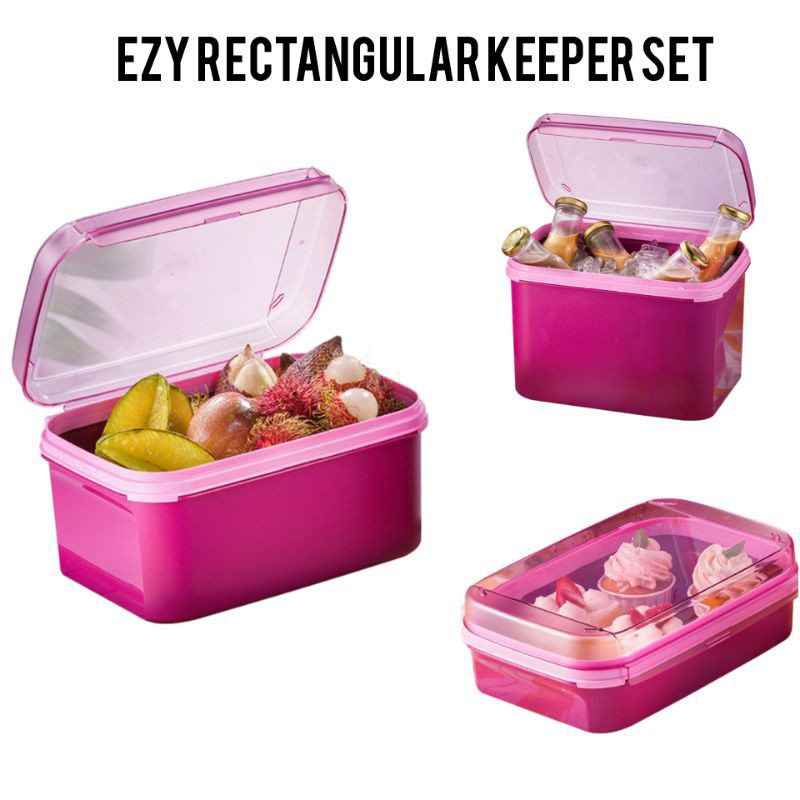 🔥READY STOCK🔥 Original Tupperware Ezy Rectangular Keeper