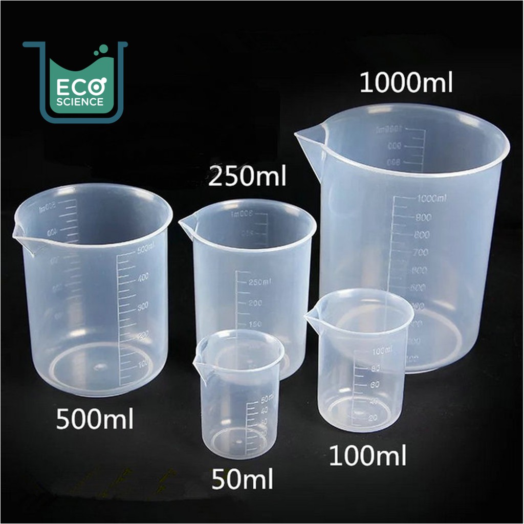 Beaker Plastic 50 1000ml Economic Grade Shopee Malaysia