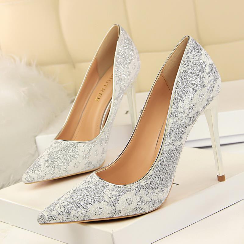 light colored heels