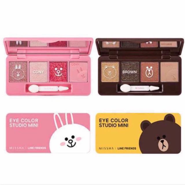 missha line friends eyeshadow