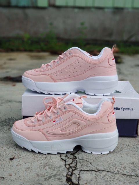 fila sneakers peach