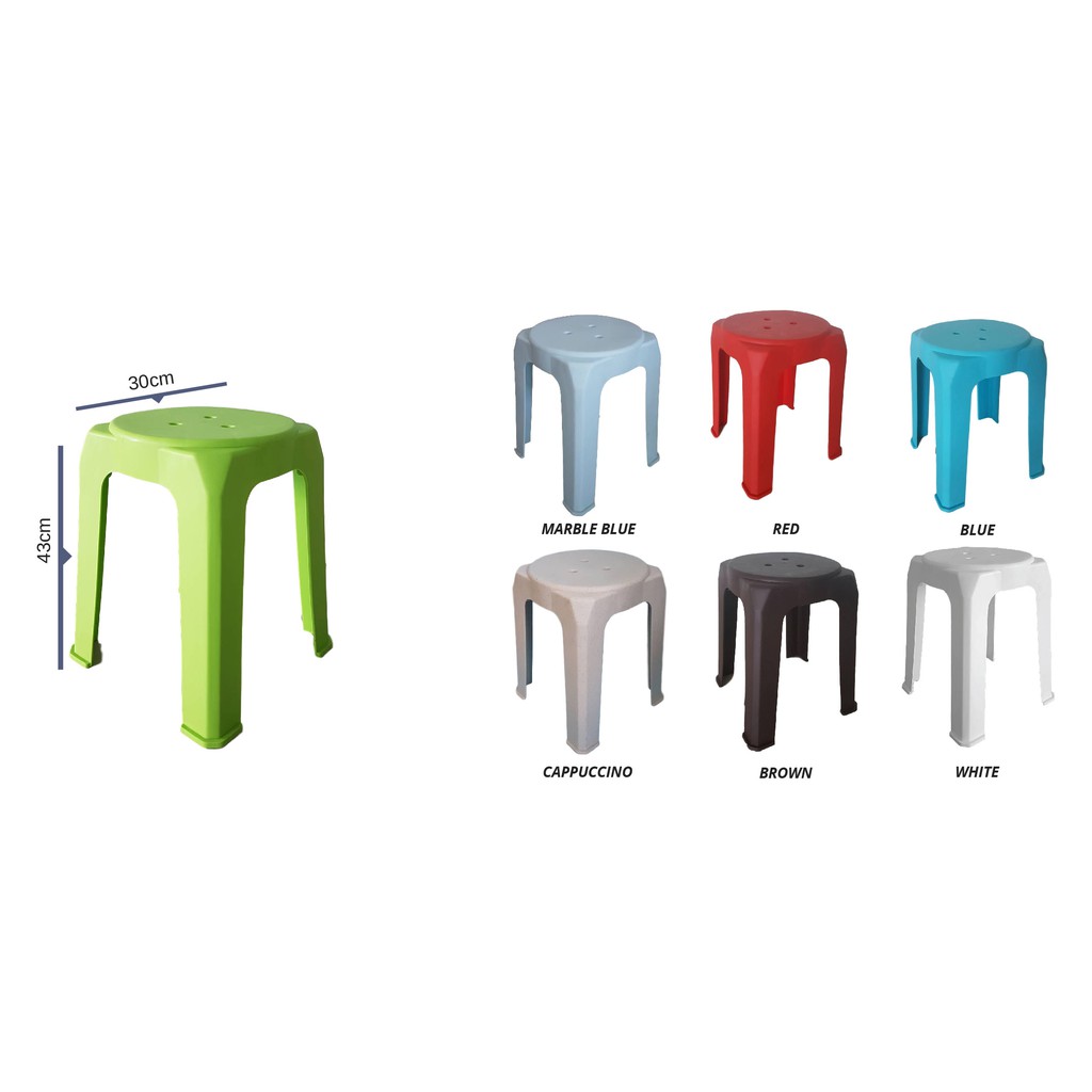 High Quality Plastic Chair / Stool (3 Years Warranty) | Shopee Malaysia